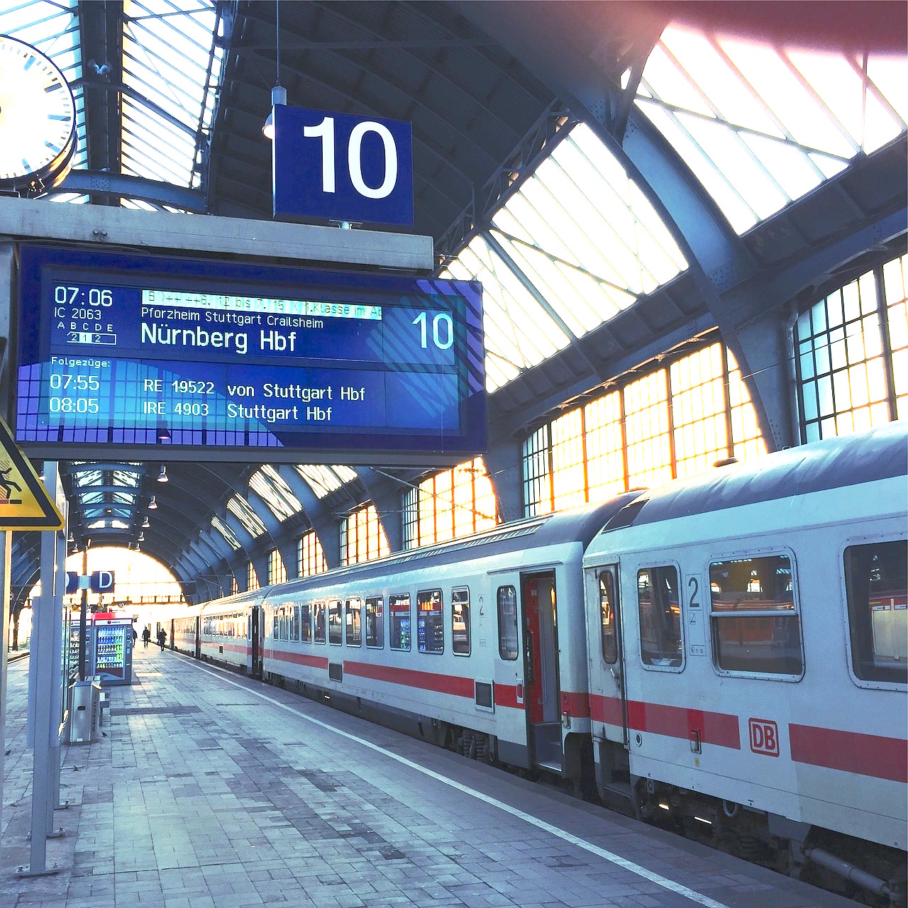 ドイツの電車での移動 ドイツ留学のアフィニティ